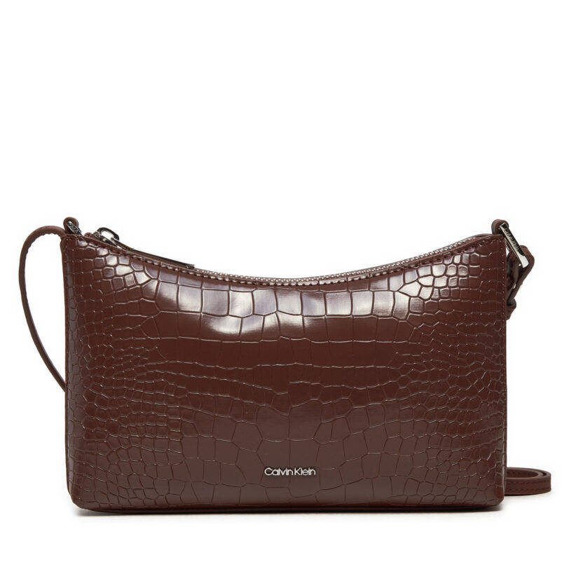 Дамска чанта Calvin Klein Ck Must Conv K60K612695 Кафяв цвят на ниска цена