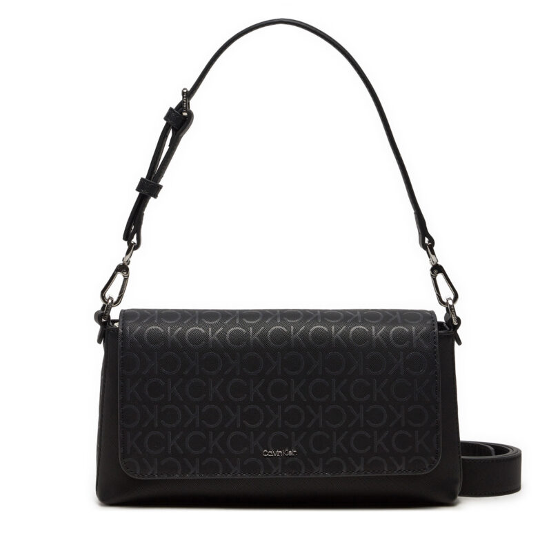 Дамска чанта Calvin Klein Ck Must Conv K60K612903 Черен цвят на ниска цена