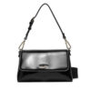 Дамска чанта Calvin Klein Ck Must Dbl Strap Mini Bag_Shiny K60K612772 Черен цвят на ниска цена