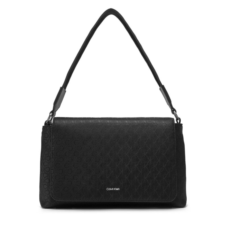 Дамска чанта Calvin Klein Ck Must Satchel_Mono K60K613181 Черен цвят на ниска цена