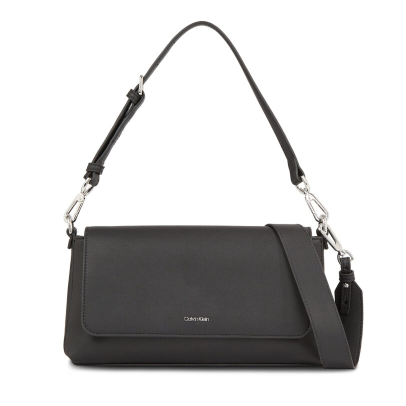Дамска чанта Calvin Klein Ck Must Shoulder Bag K60K611928 Черен цвят на ниска цена