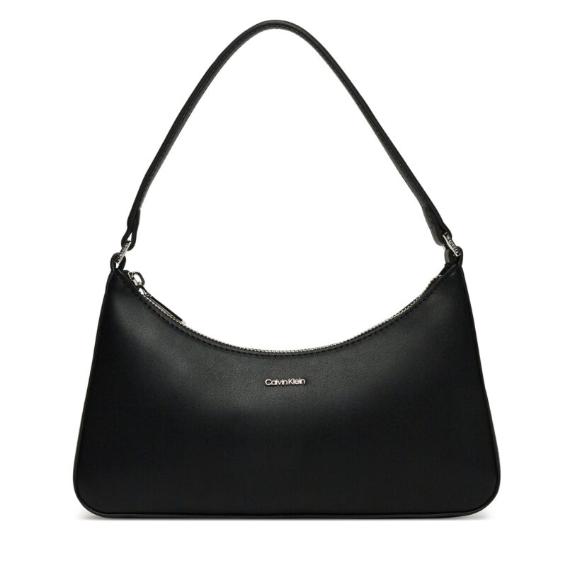 Дамска чанта Calvin Klein Ck Must Small Shoulder Bag LV04F3096G Черен цвят на ниска цена