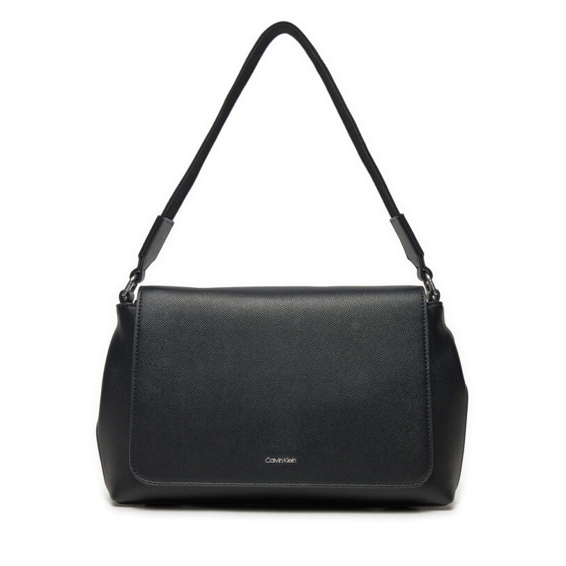 Дамска чанта Calvin Klein Ck Must Top Handle Bag_Caviar K60K613085 Черен цвят на ниска цена