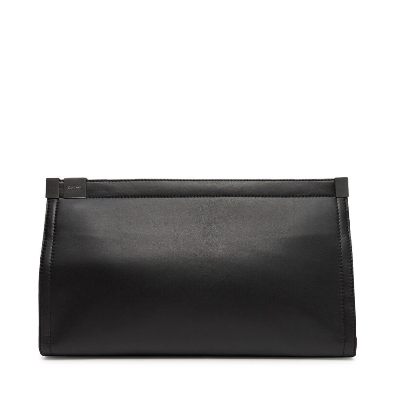 Дамска чанта Calvin Klein Ck Narrate Oversized Clutch K60K612989 Черен цвят на ниска цена