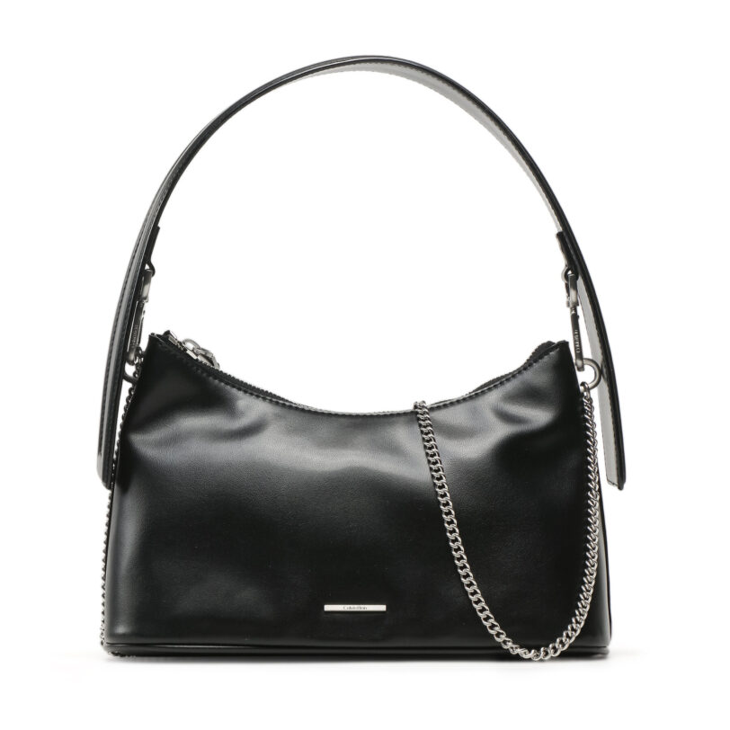 Дамска чанта Calvin Klein Ck Natural Mini Bag K60K611023 Черен цвят на ниска цена