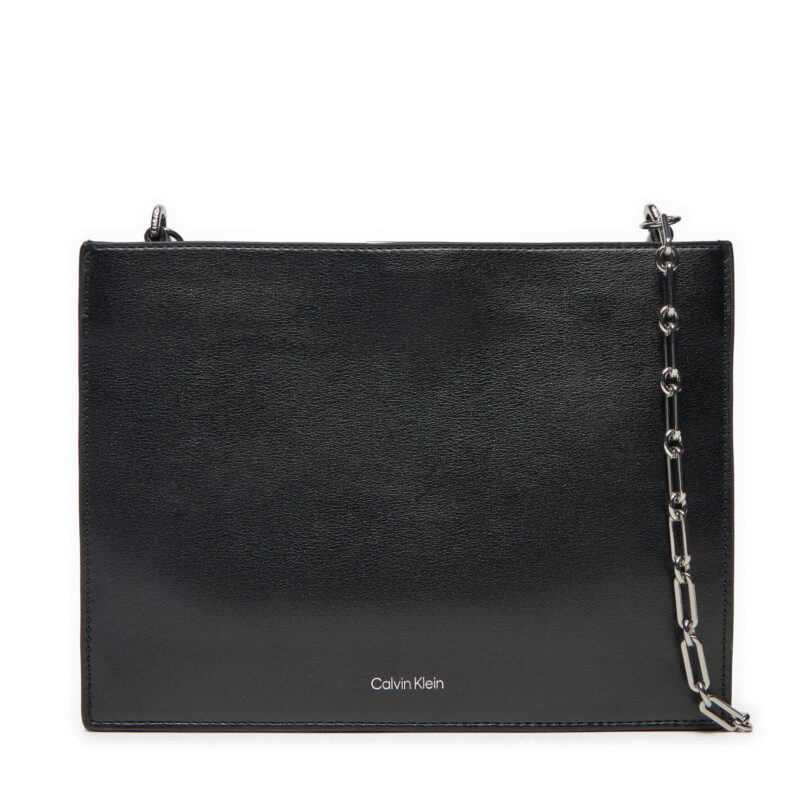 Дамска чанта Calvin Klein Ck Night Square Crossbody K60K612794 Черен цвят на ниска цена