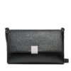 Дамска чанта Calvin Klein Ck Plaque Medium Shoulder Bag K60K612783 Черен цвят на ниска цена