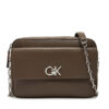 Дамска чанта Calvin Klein Ck Pocket Camera Bag K60K613089 Кафяв цвят на ниска цена
