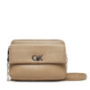 Дамска чанта Calvin Klein Ck Pocket Camera Bag K60K613089 Кафяв цвят на ниска цена