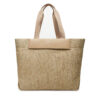 Дамска чанта Calvin Klein Ck Raffia Large Shopper K60K613025 Бежов цвят на ниска цена
