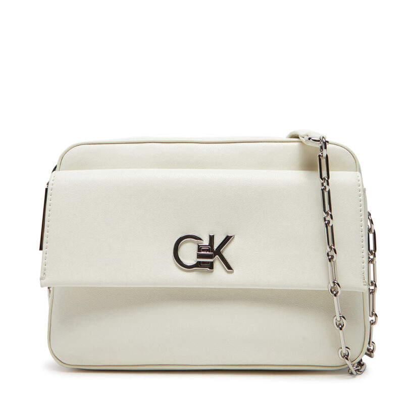 Дамска чанта Calvin Klein Ck Re-Lock Pocket Camera Bag LV04F3102G Розов цвят на ниска цена