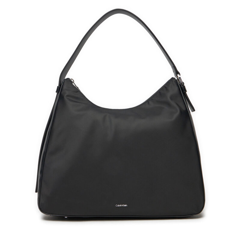 Дамска чанта Calvin Klein Ck Sense Medium Shopper_Nylon K60K613128 Черен цвят на ниска цена