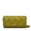 Дамска чанта Calvin Klein Ck Woven Convertible Wallet Bag K60K612970 Зелен цвят на ниска цена