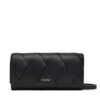 Дамска чанта Calvin Klein Ck Woven Convertible Wallet Bag K60K612970 Черен цвят на ниска цена