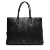 Дамска чанта Calvin Klein Ck Woven Medium Shopper K60K612994 Черен цвят на ниска цена
