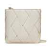 Дамска чанта Calvin Klein Ck Woven Square Crossbody K60K612991 Бял цвят на ниска цена