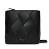 Дамска чанта Calvin Klein Ck Woven Square Crossbody K60K612991 Черен цвят на ниска цена