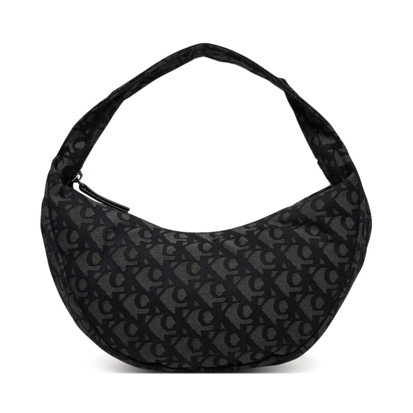 Дамска чанта Calvin Klein Ckj Monogram Pinched Medium Shou LV04F3206G Черен цвят на ниска цена