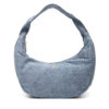 Дамска чанта Calvin Klein Denim Soft Crescent Sm LV04F3207G Син цвят на ниска цена