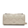 Дамска чанта Calvin Klein Diamon Quilt Conv K60K612905 Екрю цвят на ниска цена