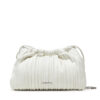 Дамска чанта Calvin Klein Drawstring Plisse Crossbody LV04F3076G Бял цвят на ниска цена