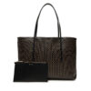 Дамска чанта Calvin Klein Emblem Aop Tote W/ Pouch LV04F3266G Черен цвят на ниска цена
