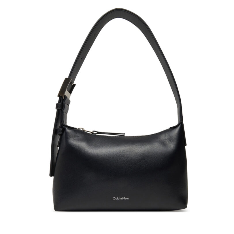 Дамска чанта Calvin Klein Hardware Handle Mini Bag K60K613027 Черен цвят на ниска цена