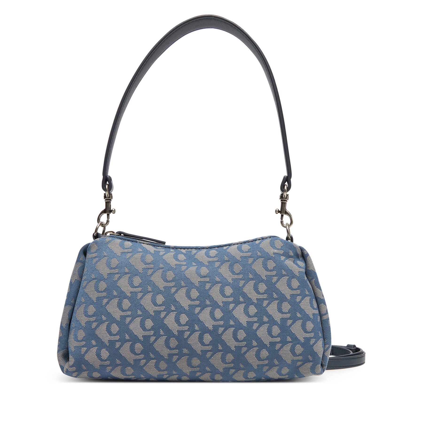 Дамска чанта Calvin Klein Jeans Ckj Monogram Drop Sm Shoulder Ba LV04K3142G Син цвят на ниска цена