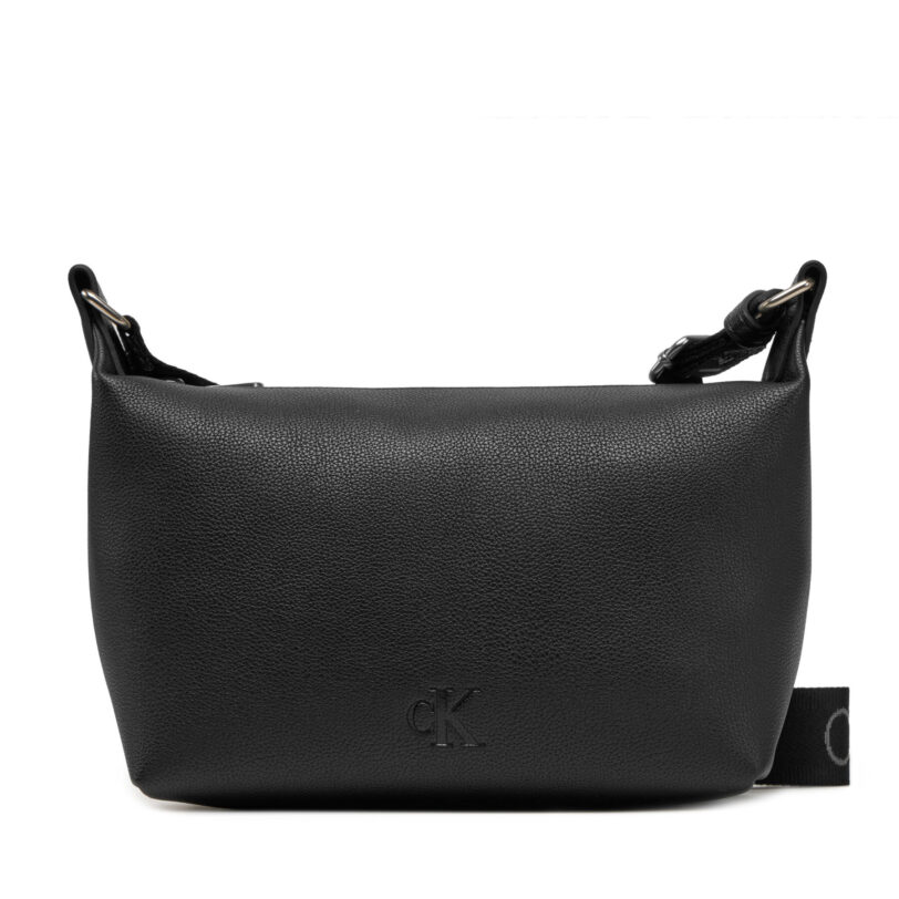 Дамска чанта Calvin Klein Jeans K60K612713 Черен цвят на ниска цена