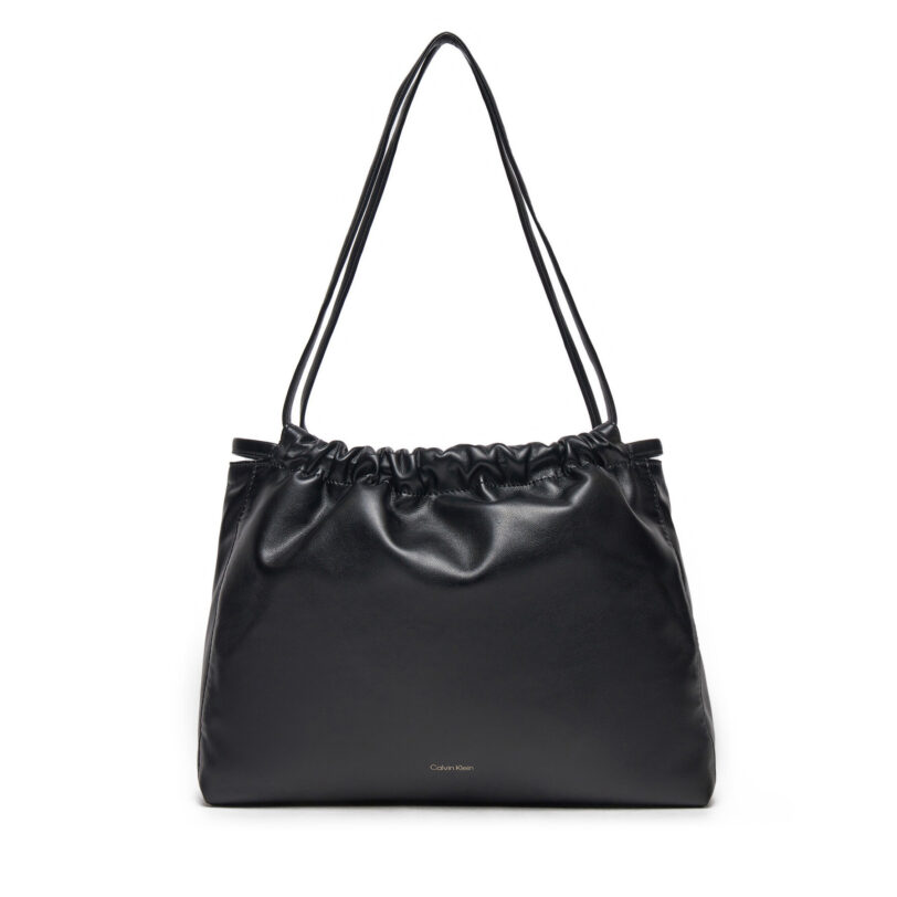 Дамска чанта Calvin Klein Jeans LV04K3027G Черен цвят на ниска цена
