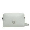 Дамска чанта Calvin Klein Jeans Minimal Monogram Camera Bag 20 LV04K3162G Сив цвят на ниска цена