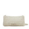 Дамска чанта Calvin Klein Jeans Rouched Zip Top Bag LV04K3090G Екрю цвят на ниска цена