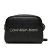 Дамска чанта Calvin Klein Jeans Sculpted Camera Bag18 Mono K60K612220 Черен цвят на ниска цена