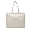 Дамска чанта Calvin Klein Jeans Sculpted Slim Tote34 LV04K3070G Екрю цвят на ниска цена