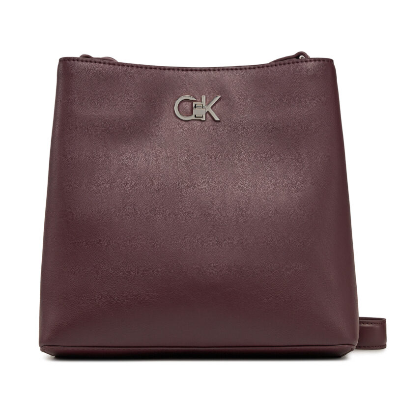 Дамска чанта Calvin Klein K60K612803 Бордо цвят на ниска цена