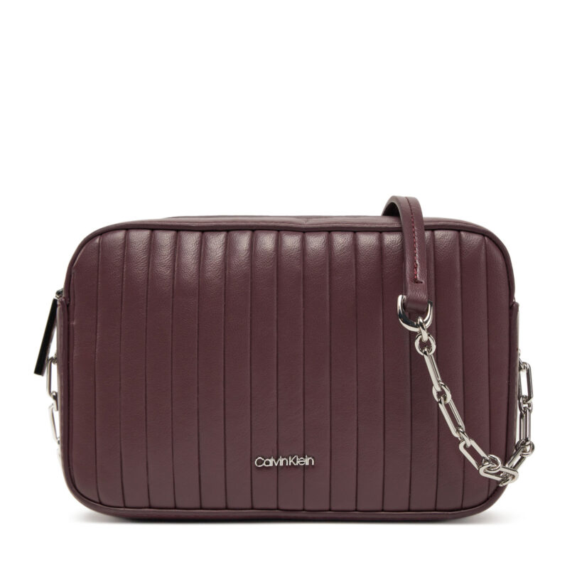 Дамска чанта Calvin Klein K60K613078 Бордо цвят на ниска цена