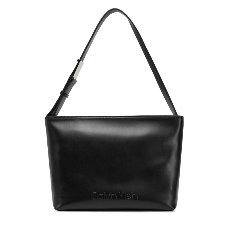 Дамска чанта Calvin Klein K60K613172 Черен цвят на ниска цена