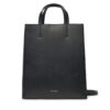 Дамска чанта Calvin Klein Line Lthr Mini Tote 32 LV04F3002G Черен цвят на ниска цена