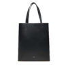 Дамска чанта Calvin Klein Line Lthr Ns Tote 43 LV04F3000G Черен цвят на ниска цена