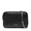 Дамска чанта Calvin Klein Mini Line Quilt Camera Bag K60K613078 Черен цвят на ниска цена