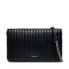 Дамска чанта Calvin Klein Mini Line Quilt Crossbody K60K613079 Черен цвят на ниска цена