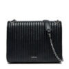 Дамска чанта Calvin Klein Mini Line Quilt Shoulder Bag K60K613080 Черен цвят на ниска цена