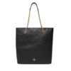 Дамска чанта Calvin Klein Minimal Monogram Chain Tote LV04F3204G Черен цвят на ниска цена