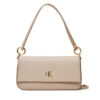 Дамска чанта Calvin Klein Minimal Monogram Shoulder Pouch LV04K3161G Екрю цвят на ниска цена