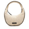 Дамска чанта Calvin Klein Pinched Raffia Medium Shoulder B LV04F3079G Бежов цвят на ниска цена