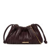 Дамска чанта Calvin Klein Plisse Mini Drawstring Bag LV04F3077G Бордо цвят на ниска цена