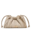 Дамска чанта Calvin Klein Plisse Mini Drawstring Bag LV04F3077G Екрю цвят на ниска цена