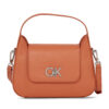 Дамска чанта Calvin Klein Re-Lock Crossbody W/Flap Sm K60K610770 Кафяв цвят на ниска цена