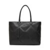 Дамска чанта Calvin Klein Re-Lock Quilt Tote Lg K60K611339 Черен цвят на ниска цена