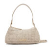 Дамска чанта Calvin Klein Ruched Drop Shoulder Bag LV04K3088G Бежов цвят на ниска цена